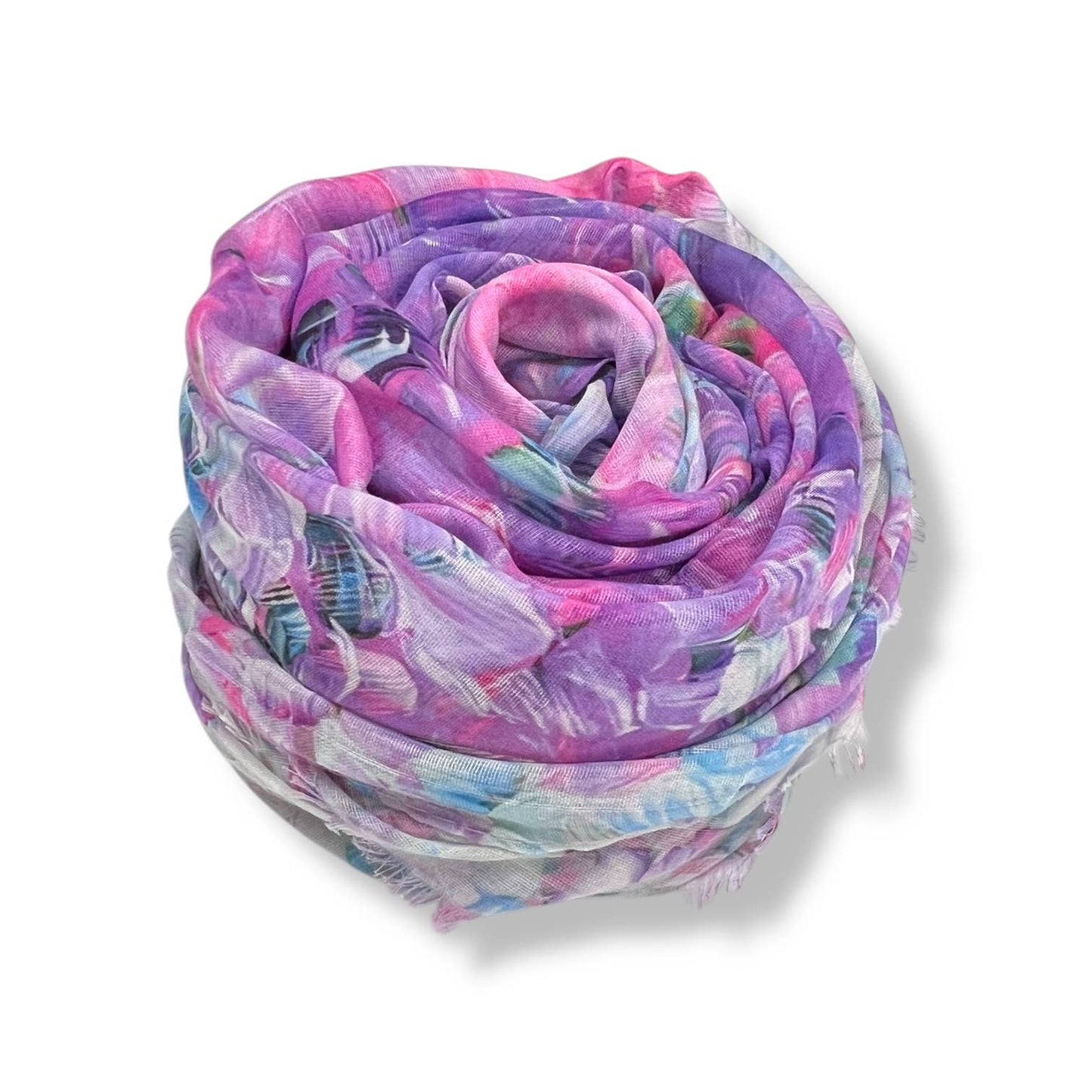 Vibrant Mosaic Print Scarf
: Multi-Colored