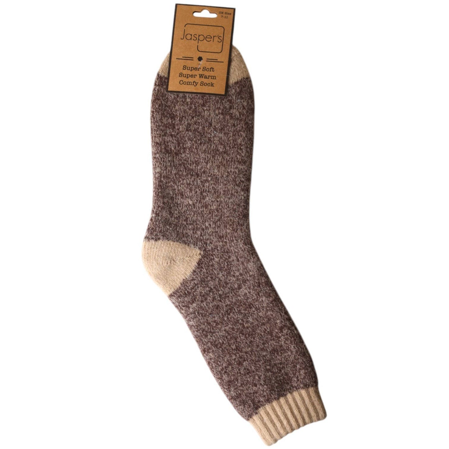 Cappuccino Marl Cosy Men's Socks JS1002