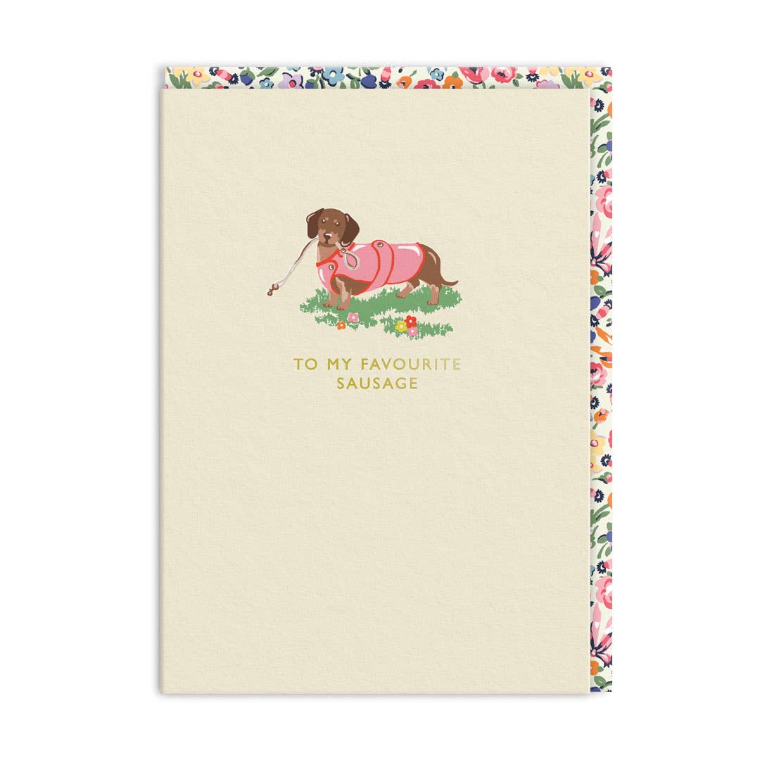 To My Favourite Sausage Cath Kidston Greeting Card