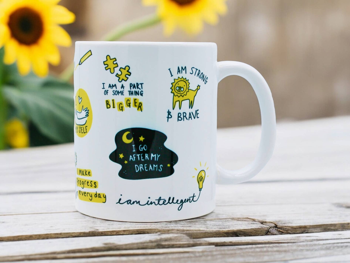 Cup of POSITIVI-tea - Mental health | Positive Gift | Mug