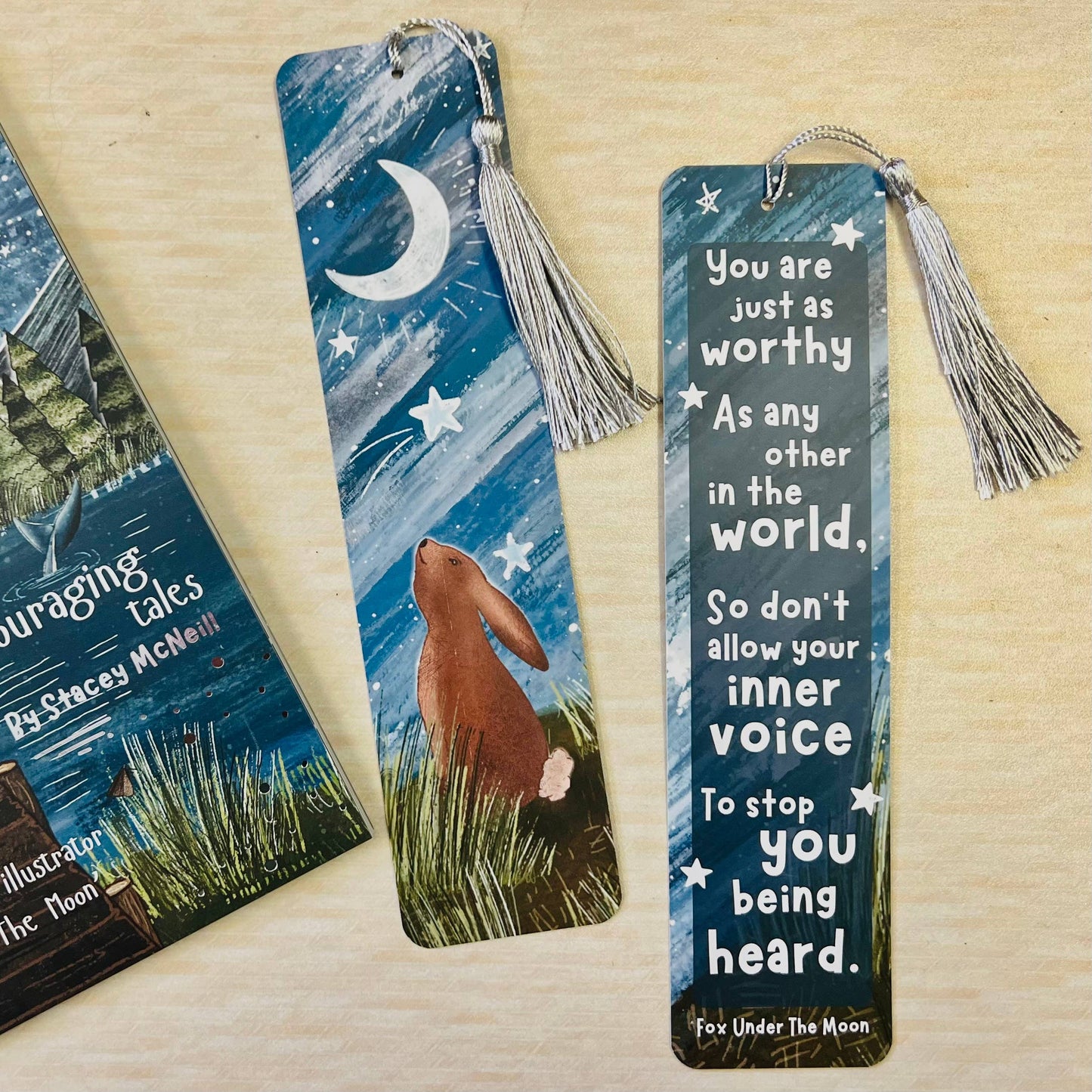 Rabbit Bookmark - One Step At A Time