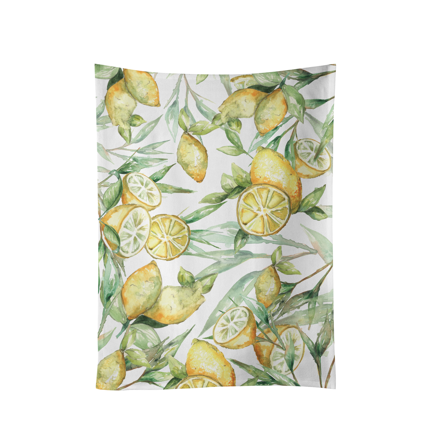 The Zest Lemons Design Cotton Tea Towel