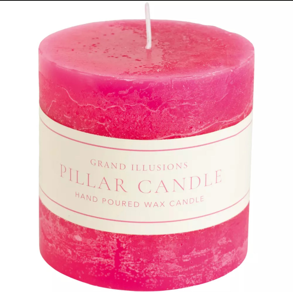 Pink pillar Candle