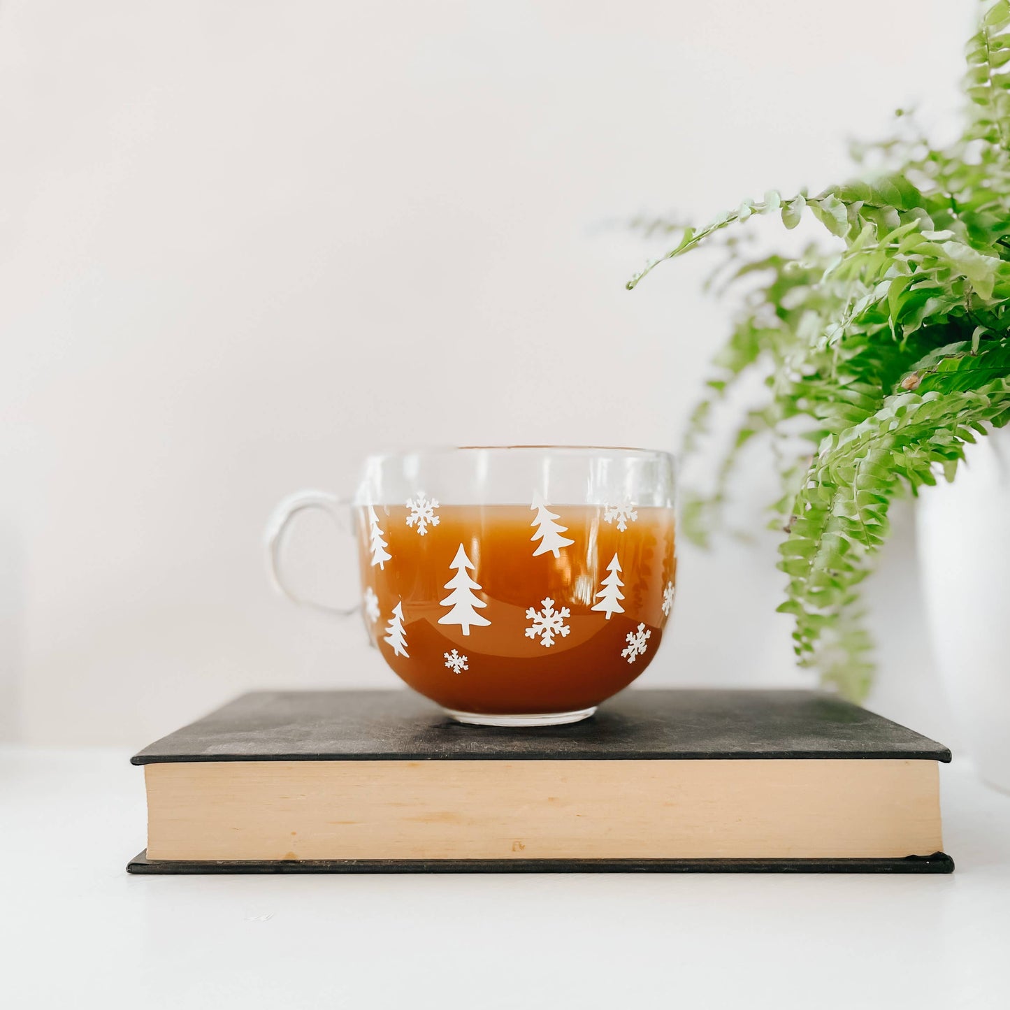 Christmas Tree Glass Mug