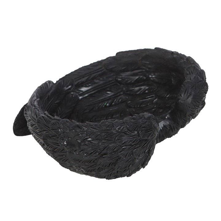 Gothic Raven Wings Trinket Dish