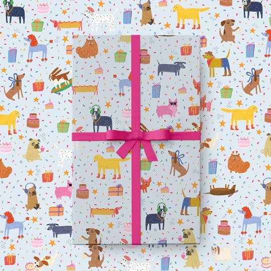 Gift Wrap - New Dog Wrap