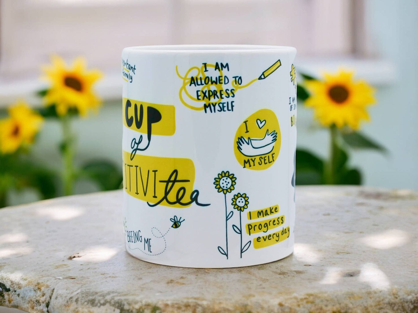 Cup of POSITIVI-tea - Mental health | Positive Gift | Mug