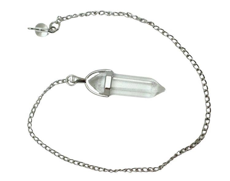 Clear Quartz Pendulum Point