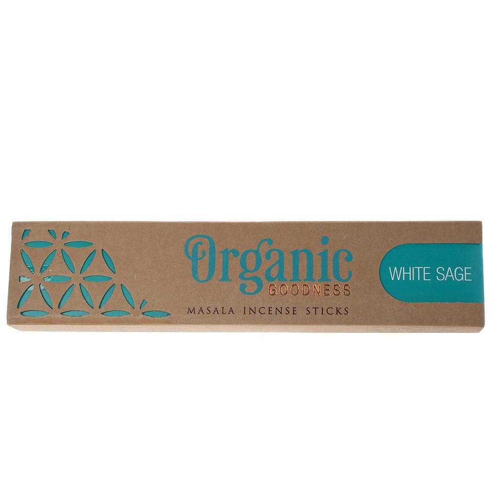 12 x Incense, Organic Goodness, each 15g, White Sage