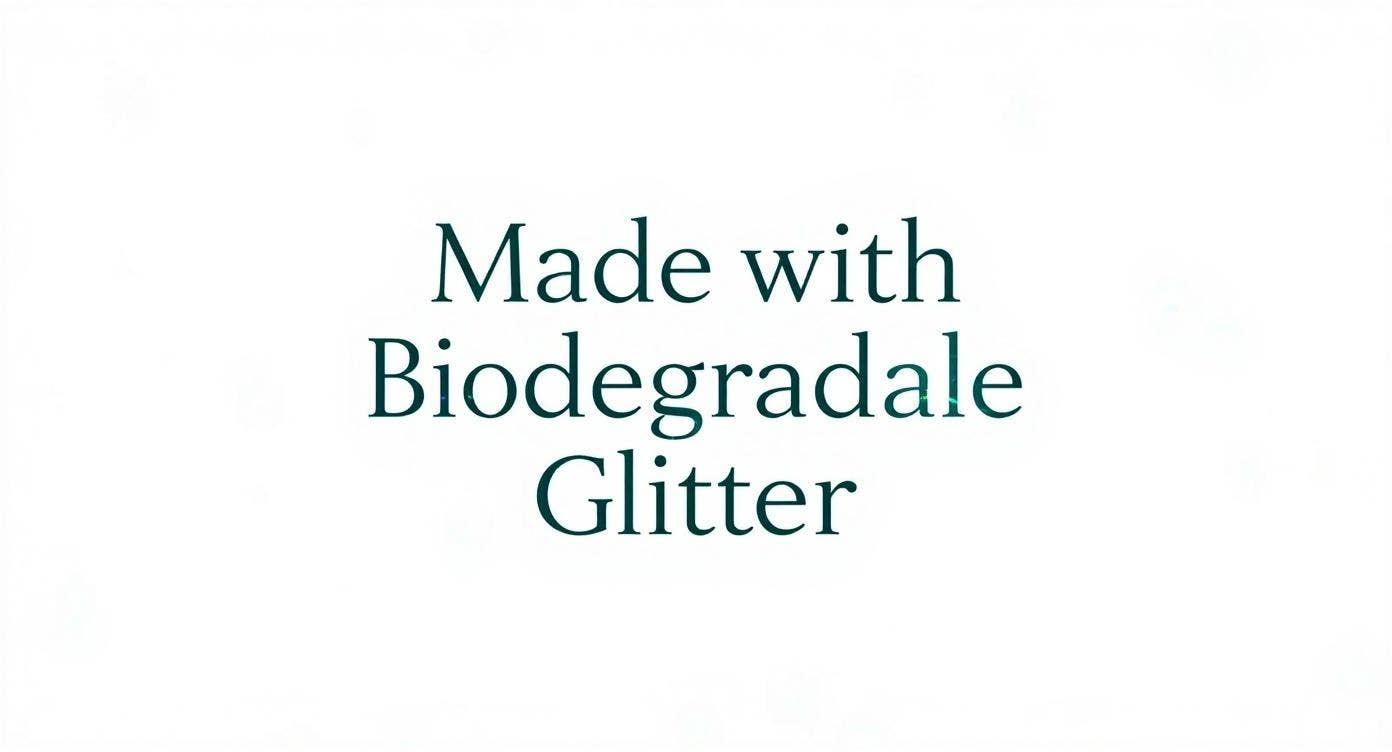 Eco friendly Biodegradable Glitter FSC© Wrapping Paper Chic Rouge: Floral