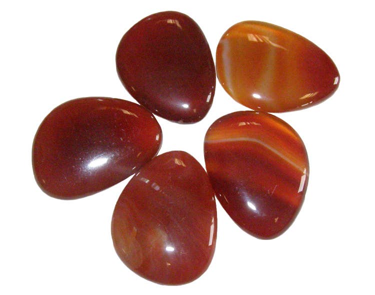 Carnelian Thumb Stones