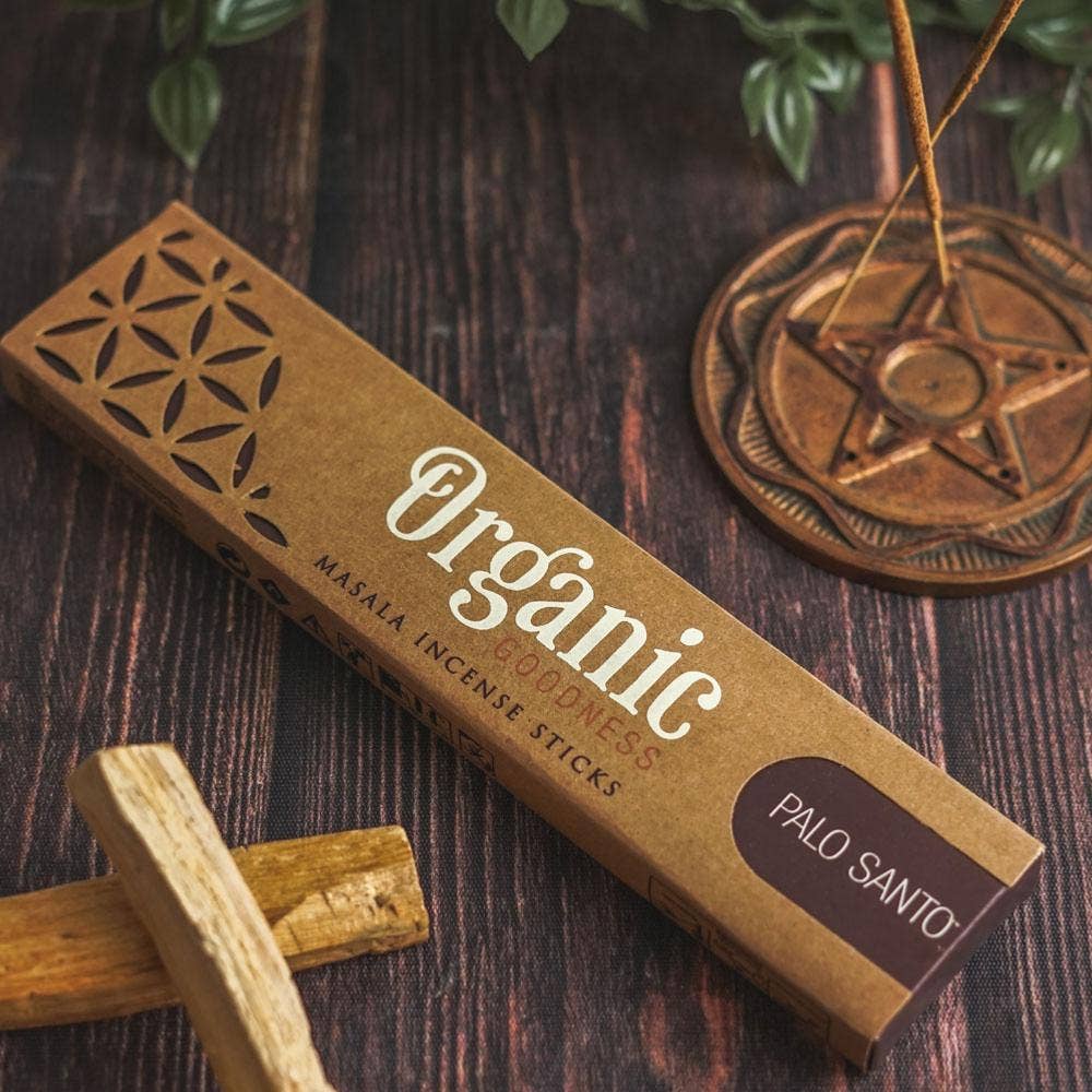 12 x Incense, Organic Goodness, each 15g, Palo Santo