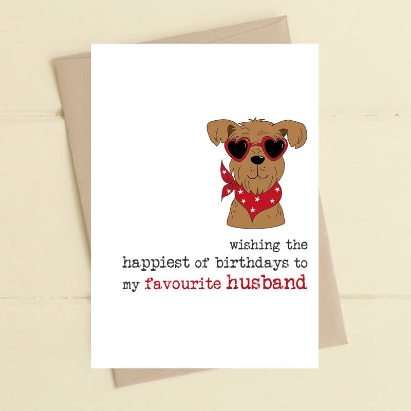 Husband Birthday - Greetings Card