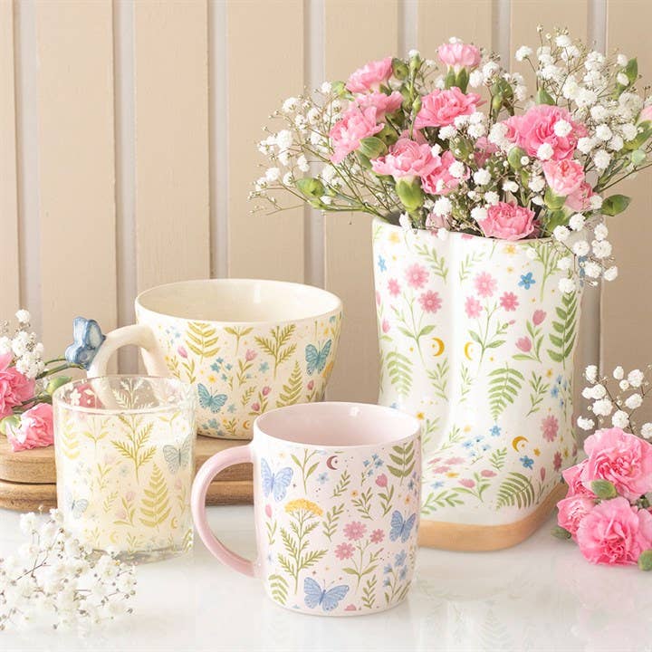 Luna Bloom Floral Print Mug