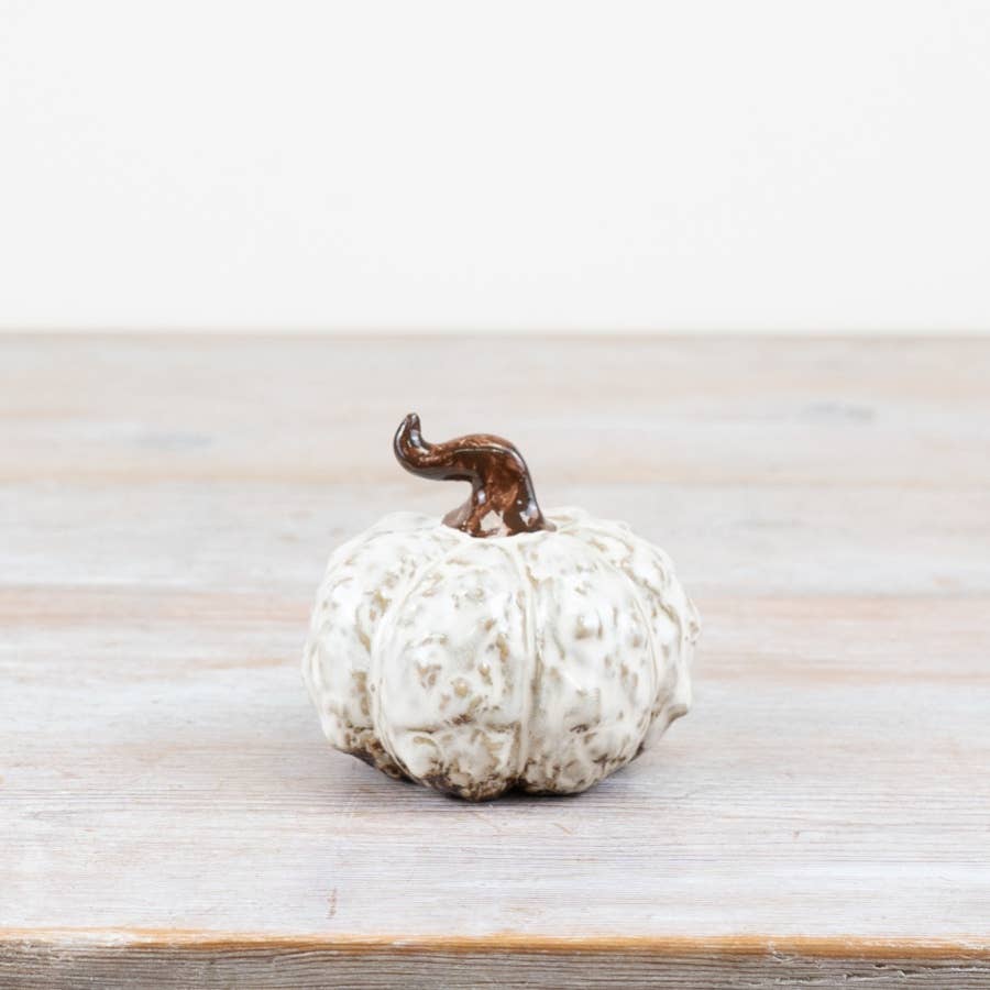 Wonky Pumpkin Ornament, 9cm