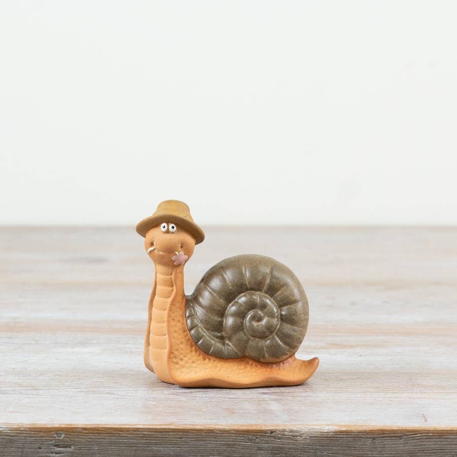 Snail Wearing Hat, 7.9cm