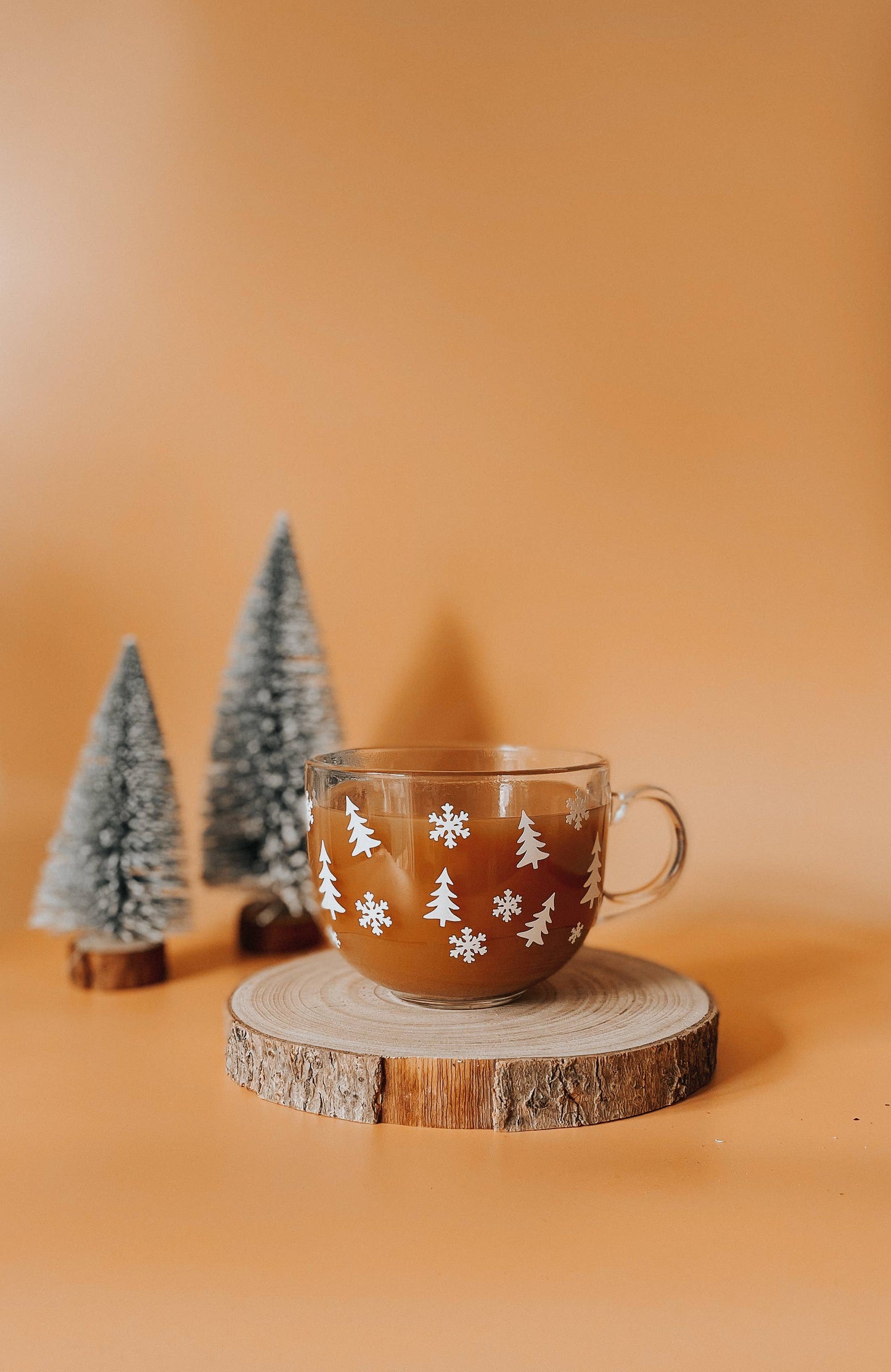Christmas Tree Glass Mug