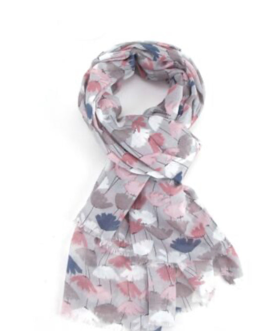 Pale Pink Tulip Scarf