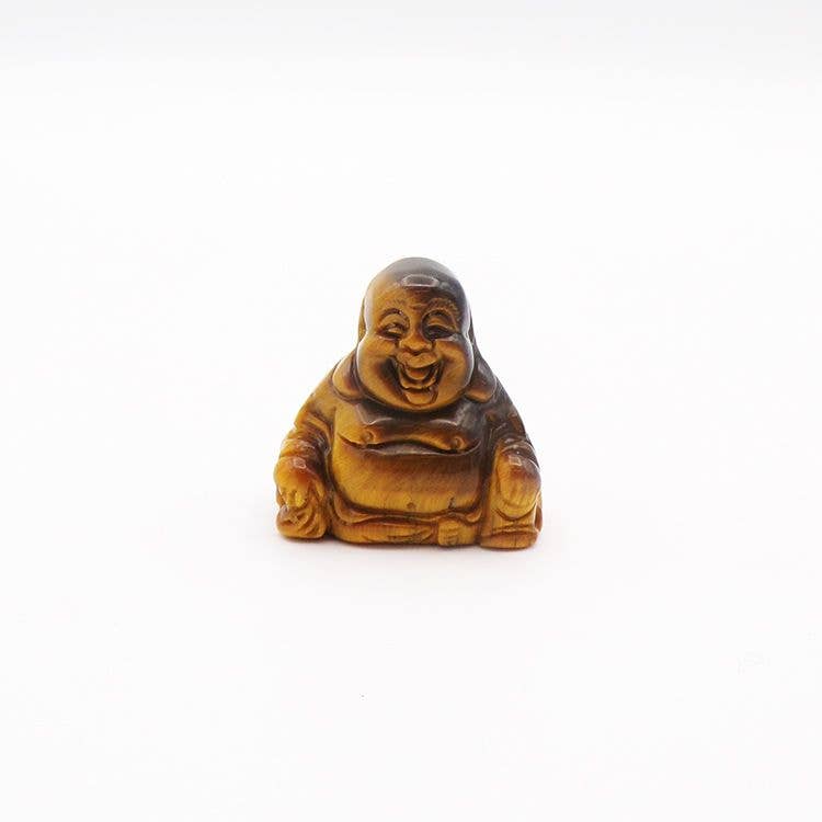 Tigers Eye Buddha Carving (Approx. mm X 35 mm)