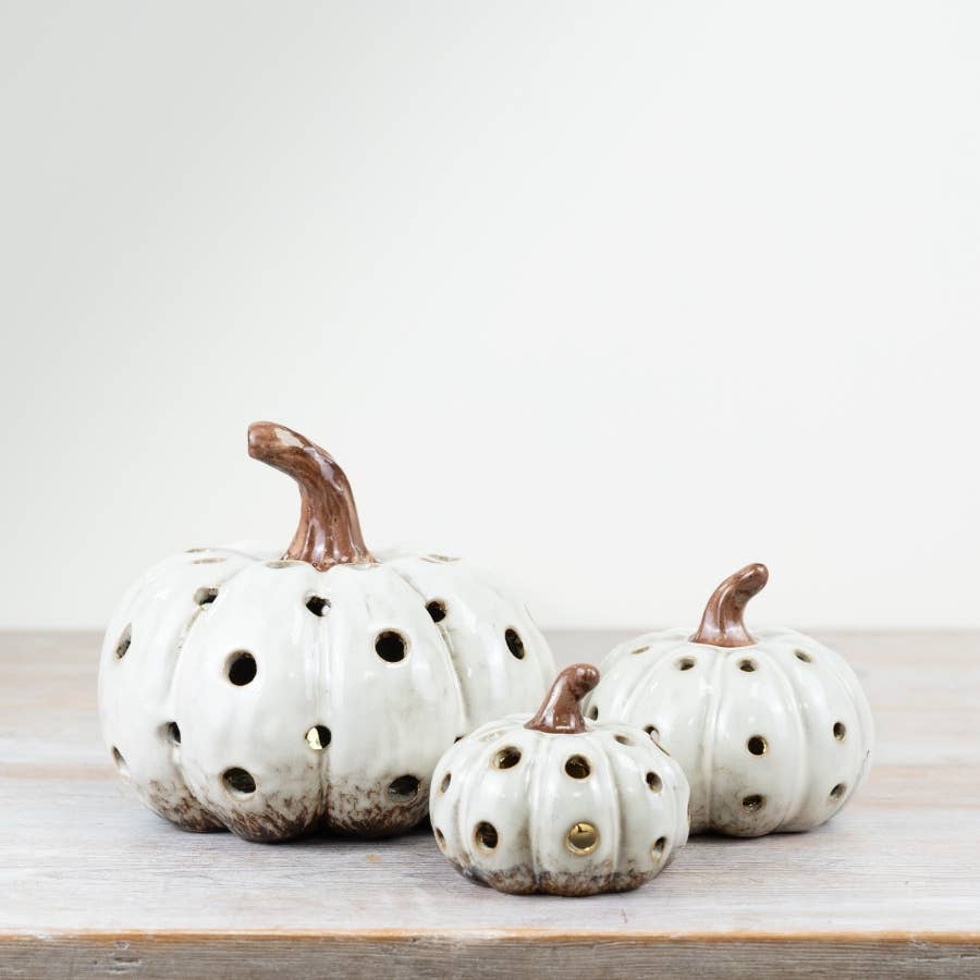 LED Pumpkin Ornament , 16.5cm