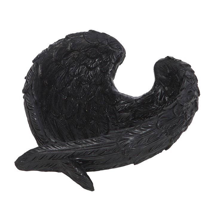 Gothic Raven Wings Trinket Dish