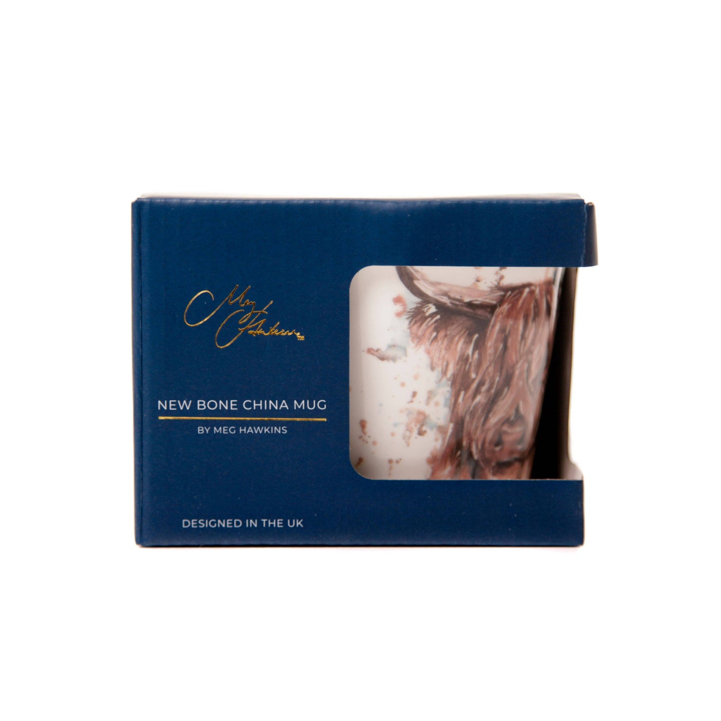 'The Hebrides' Highland Cow Design Bone China Mug