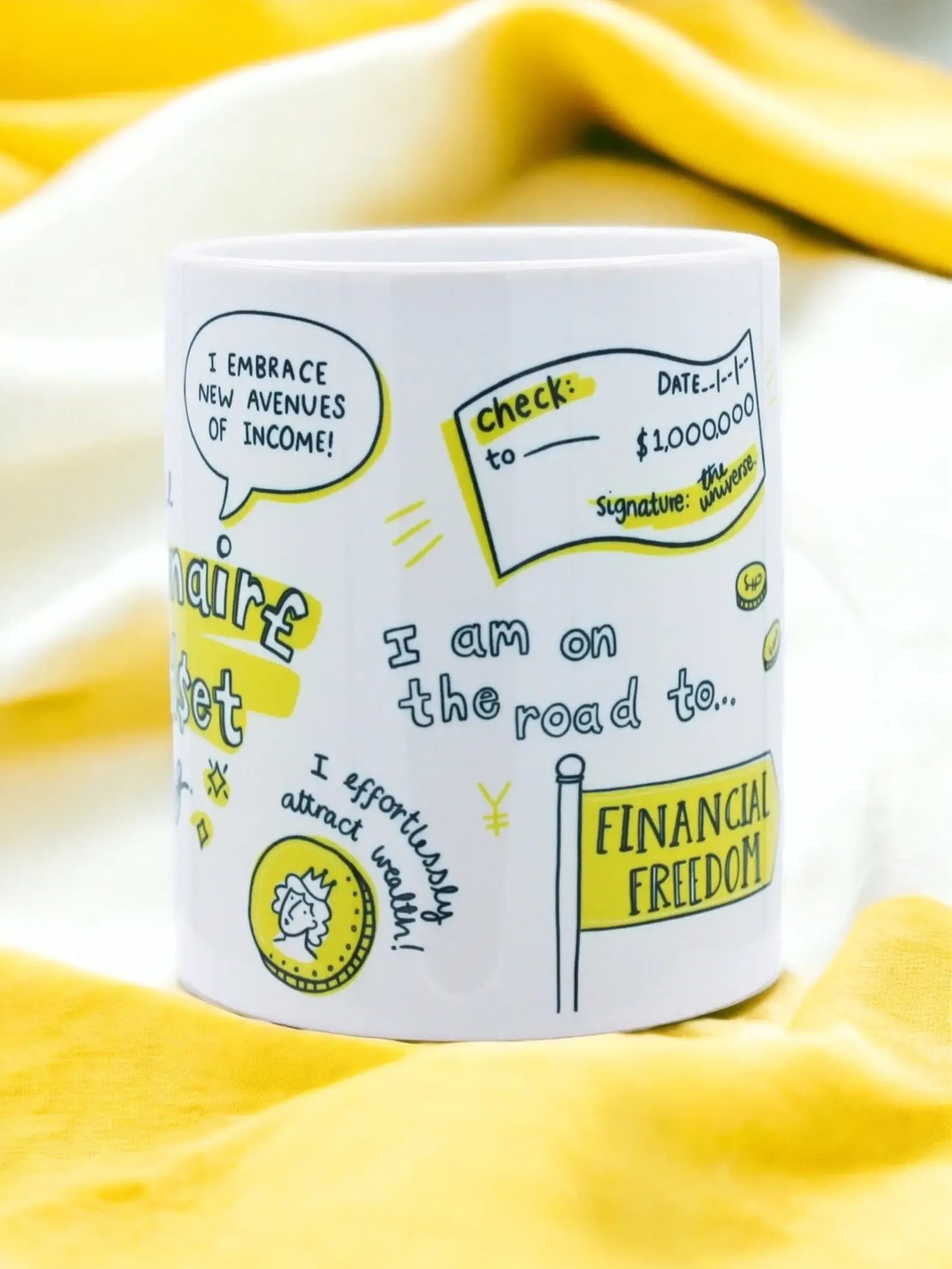 The MILLIONAIRE MINDSET Mug | Affirmation Gift | Positive