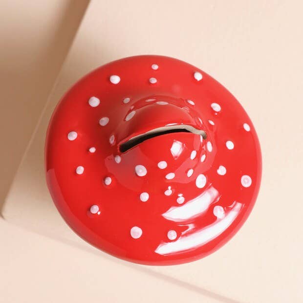 Face Toadstool Money Box