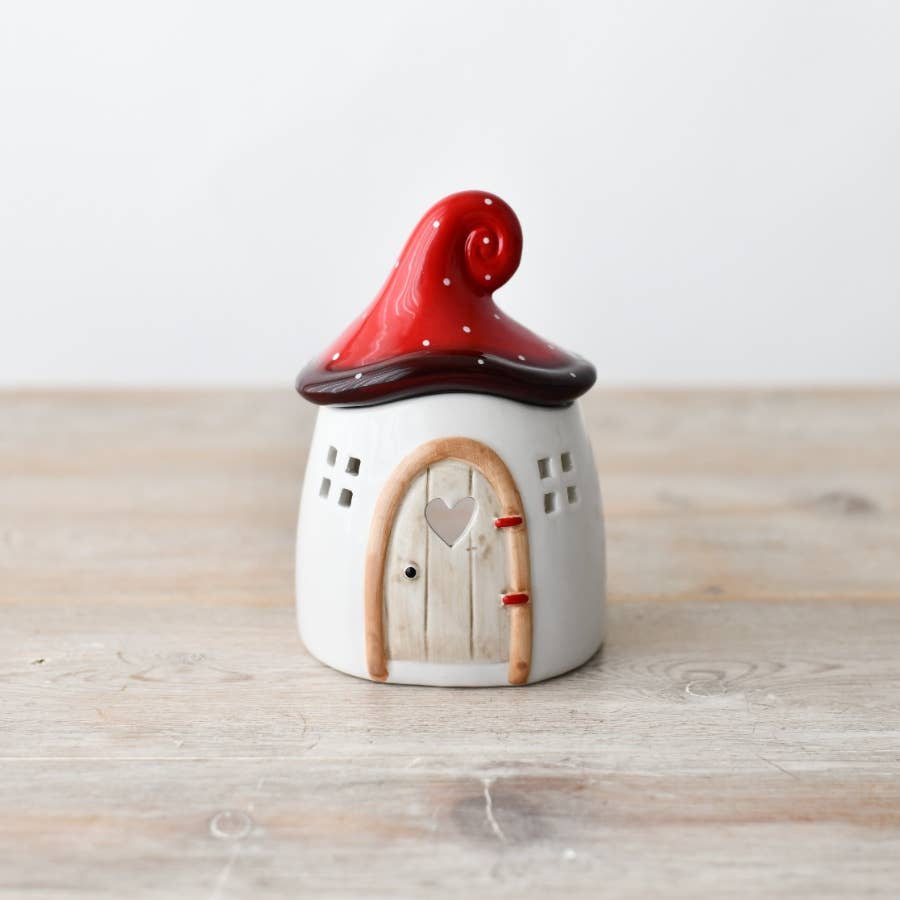 Mushroom house oil burner, 14cm
