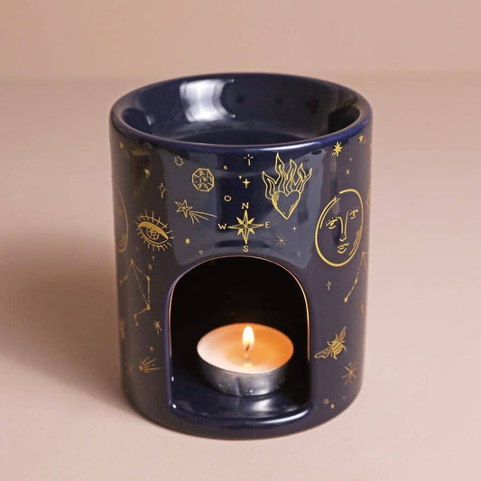 Blue Starry Night Wax Warmer -Not available to EU countries