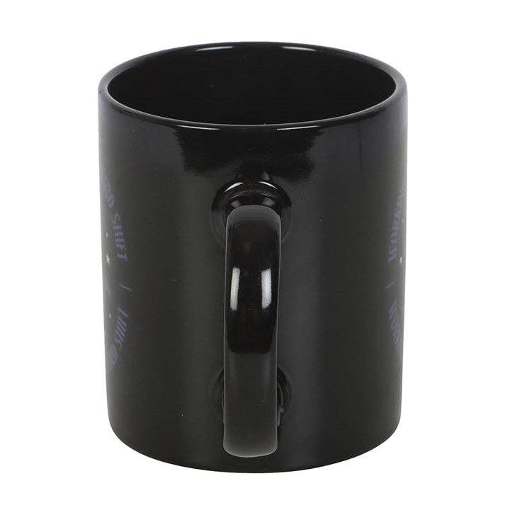 Graveyard Shift Halloween Bat Mug