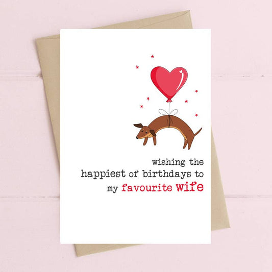 Wife Birthday - Greetings Card