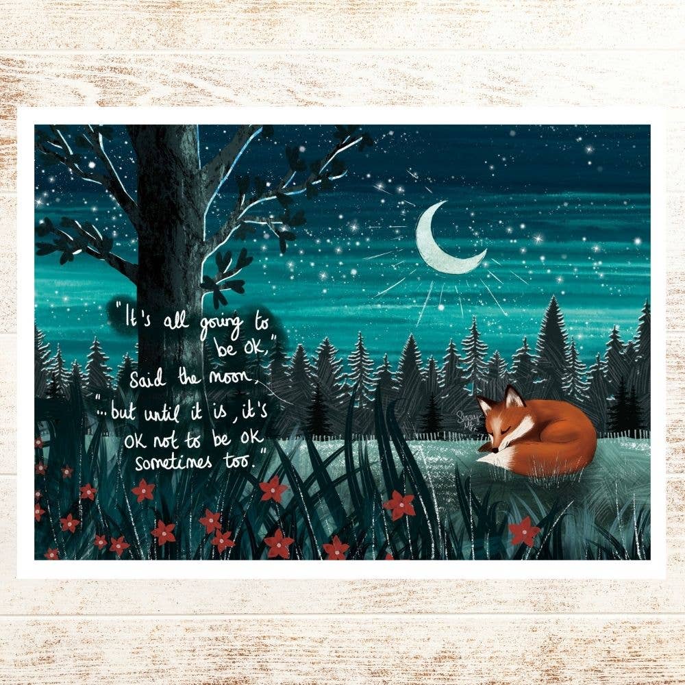 A4 Art Print ~ It's Ok