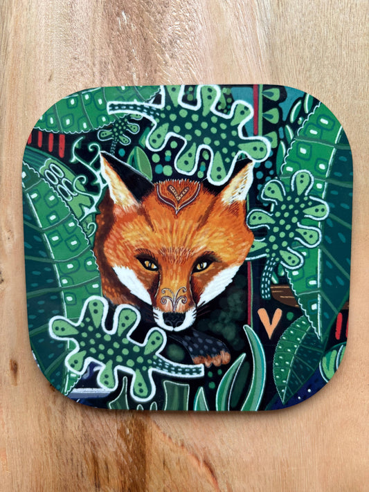 Fox Coaster, Woodland Fox, Animal Coasters