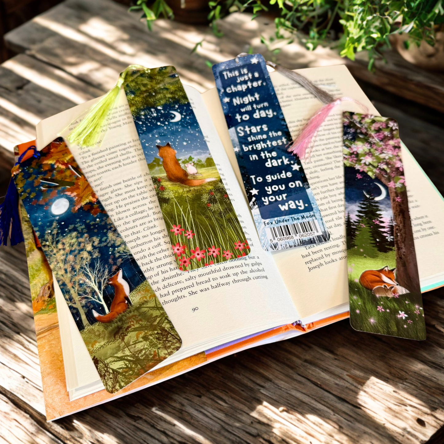 Bookmark with tassel: Take Some Time