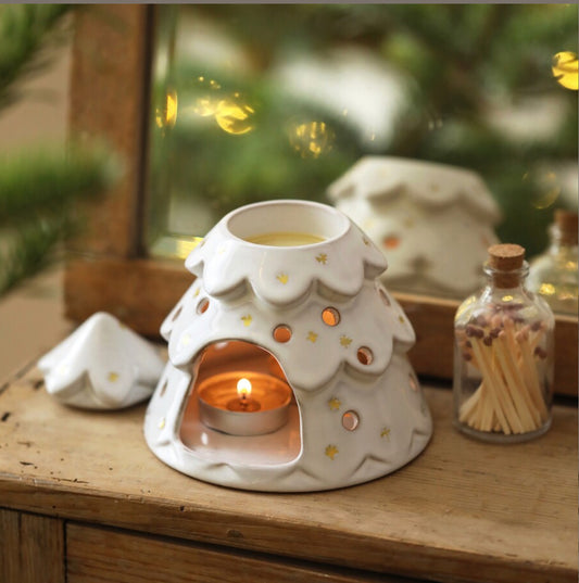 Ceramic Christmas Tree Wax Melt Burner