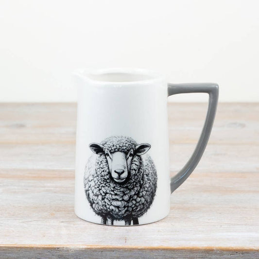 Glazed Sheep Jug, 11cm