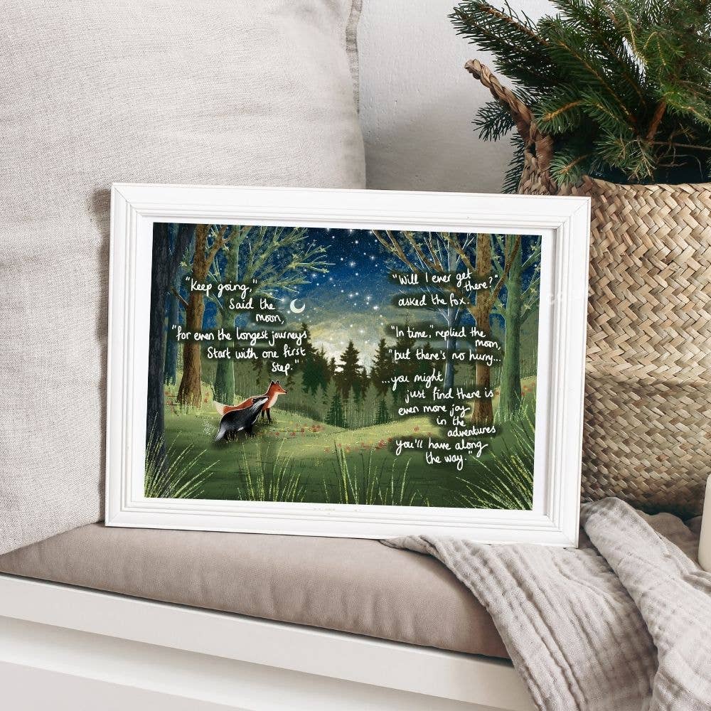 A4 Art Print ~ Keep Going