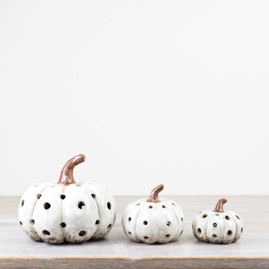 LED Pumpkin Ornament , 16.5cm