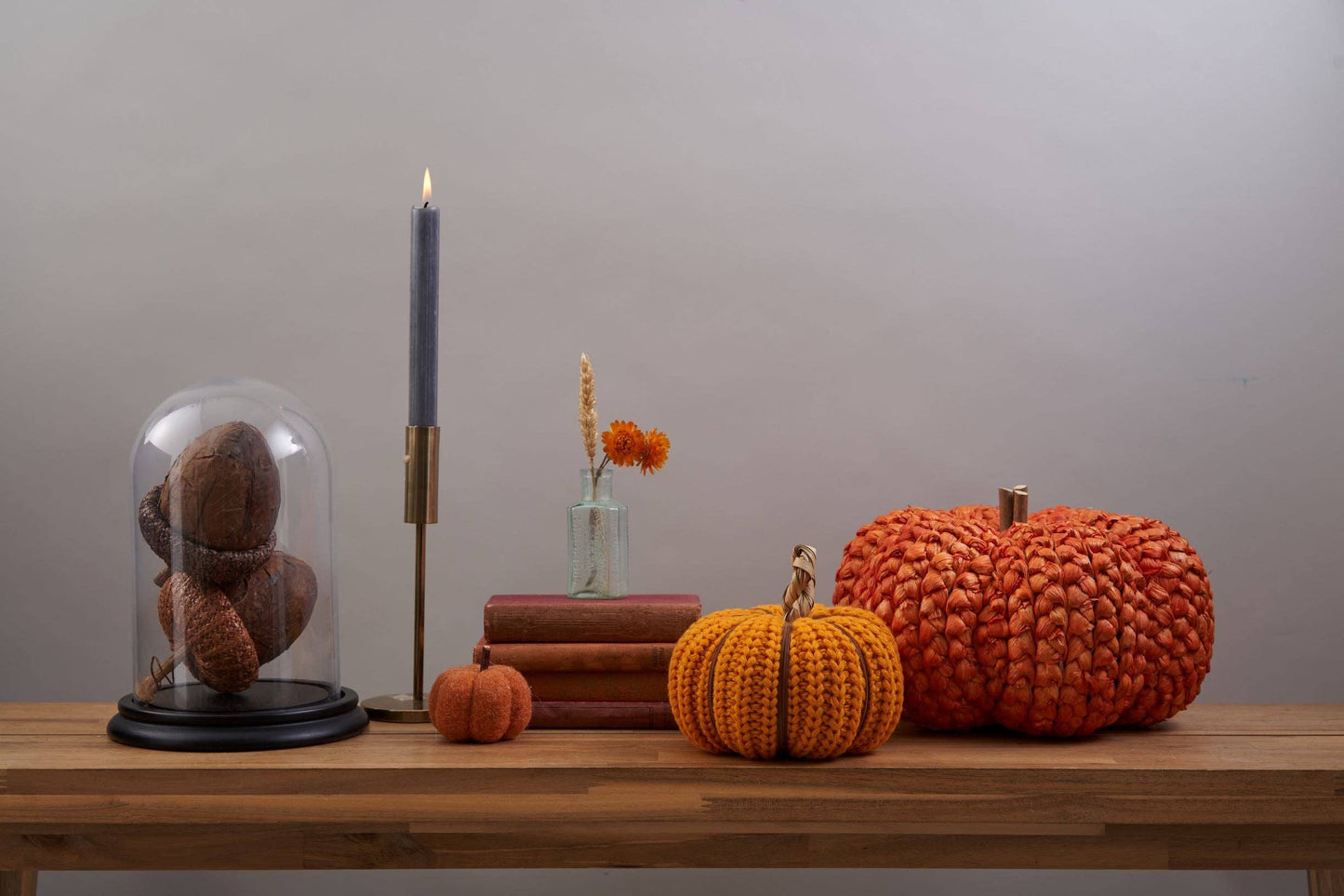 Mustard Wool Pumpkin