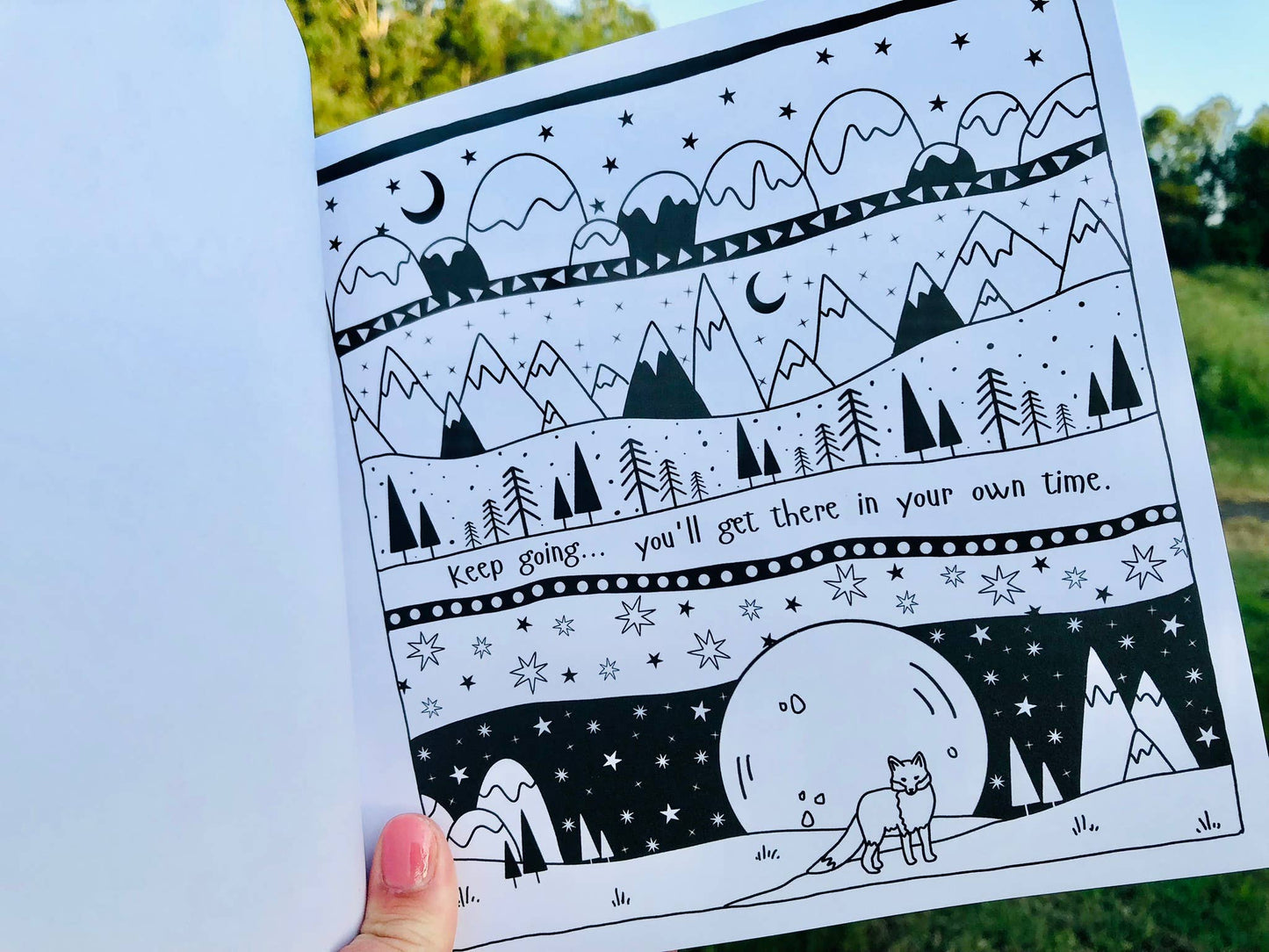 Official Colouring Book by Fox Under The Moon