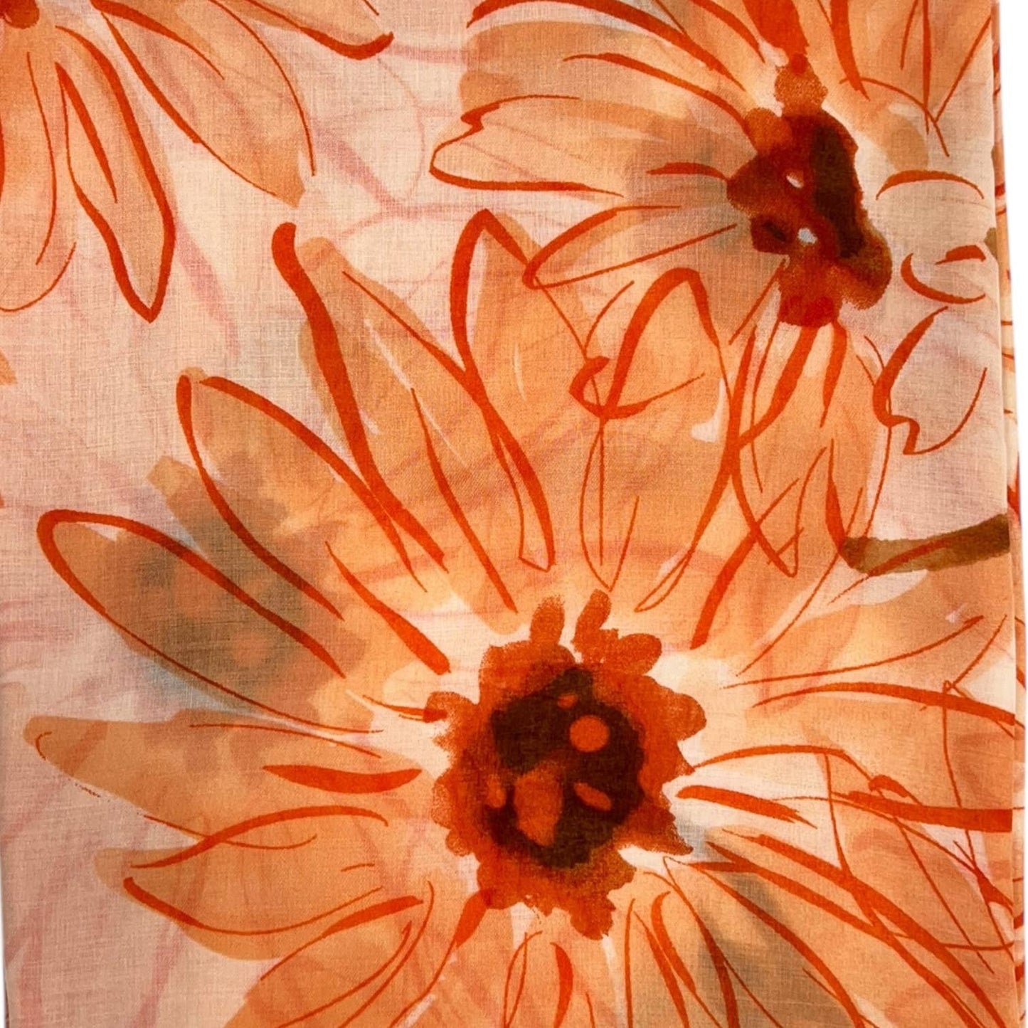 Big daisy print : Orange