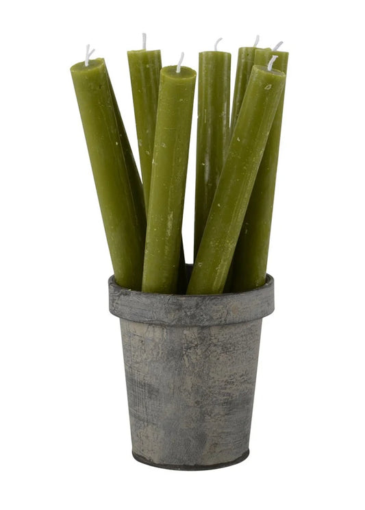 Olive Green Candlestick