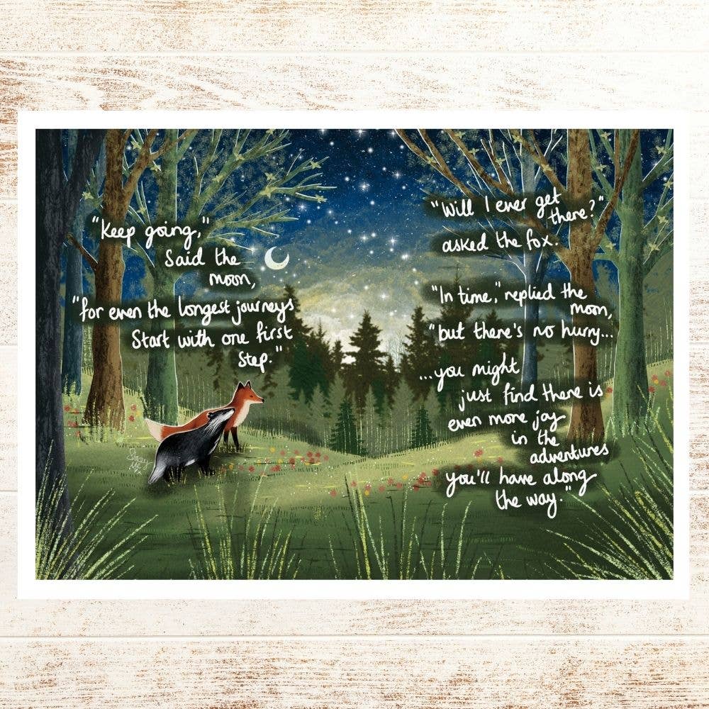 A4 Art Print ~ Keep Going
