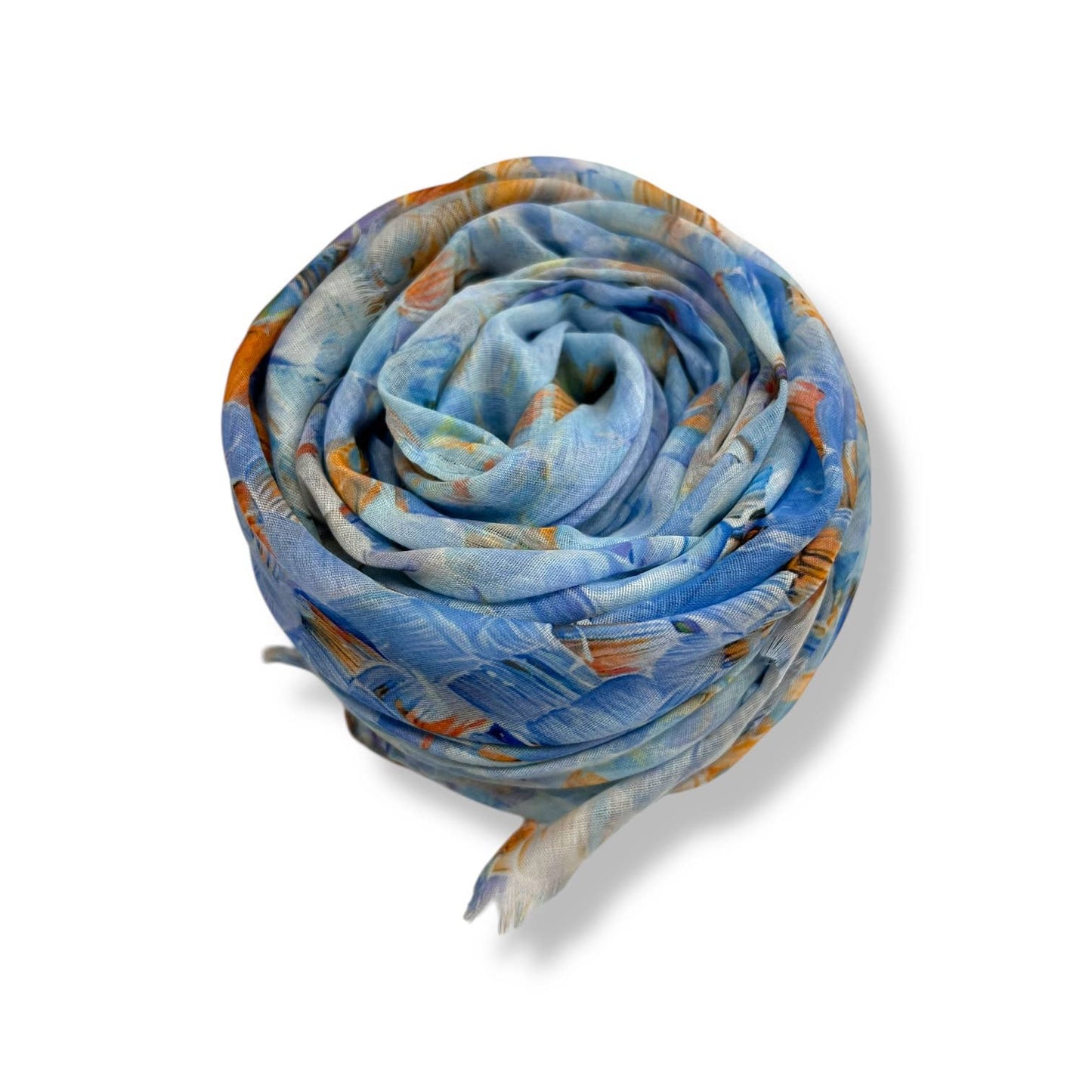 Vibrant Mosaic Print Scarf
: Multi-Colored