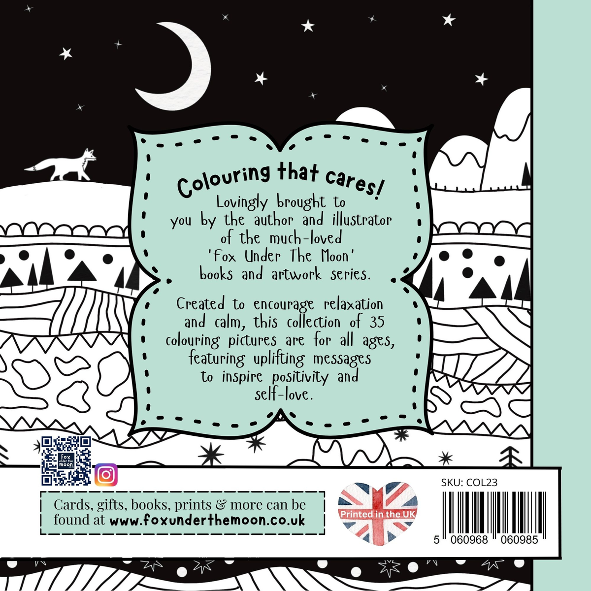 Official Colouring Book by Fox Under The Moon