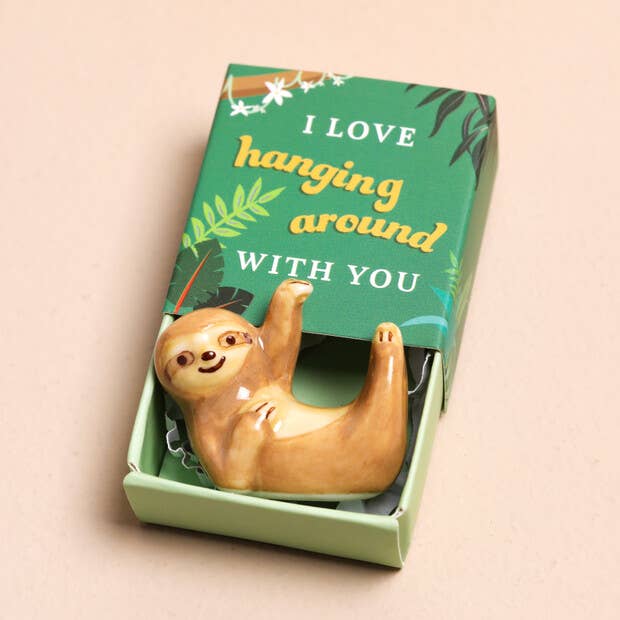 Tiny Matchbox Ceramic Tokens: Heart