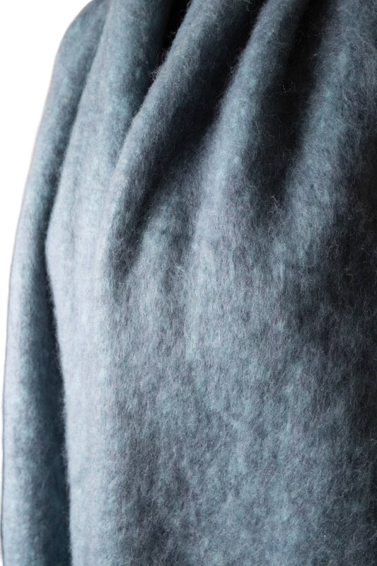 Dark & Light Blue Mottle Chunky Winter Scarf SW792