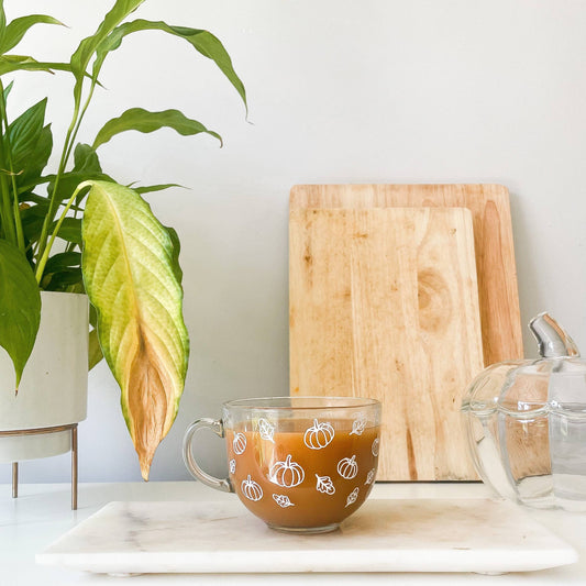 Pumpkin Glass Mug