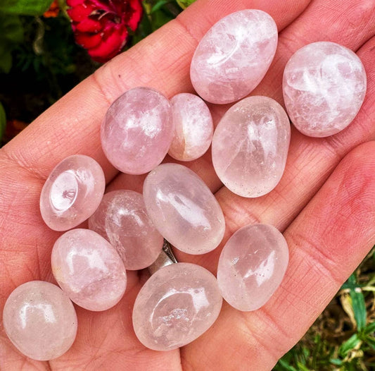 Rose Quartz mini tumble 1-2cm pink quartz tumbles Love stone